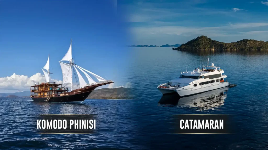 Catamaran vs Phinisi | luxury phinisi