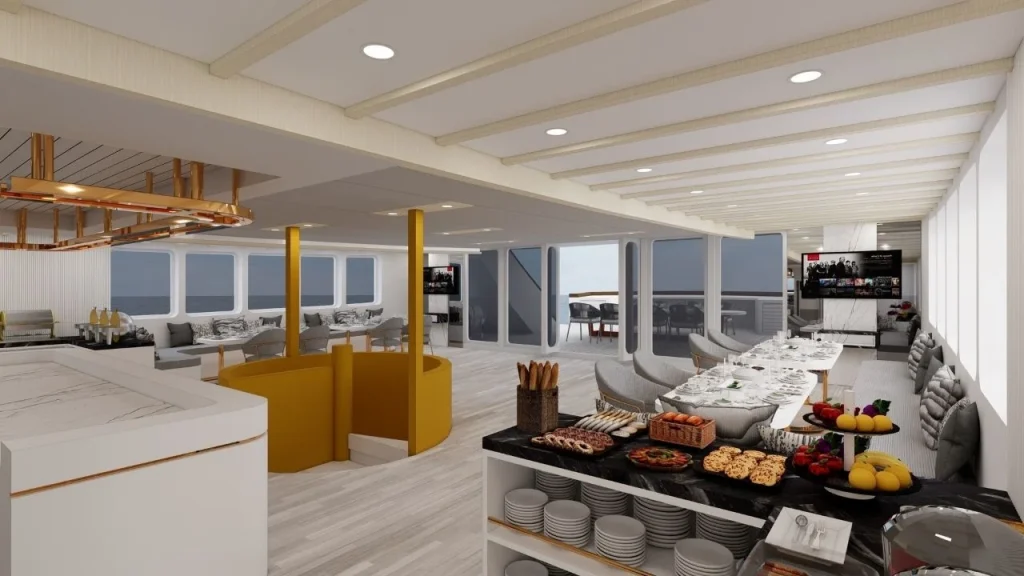Lasha Cruise Phinisi Lounge Area | Komodo Luxury